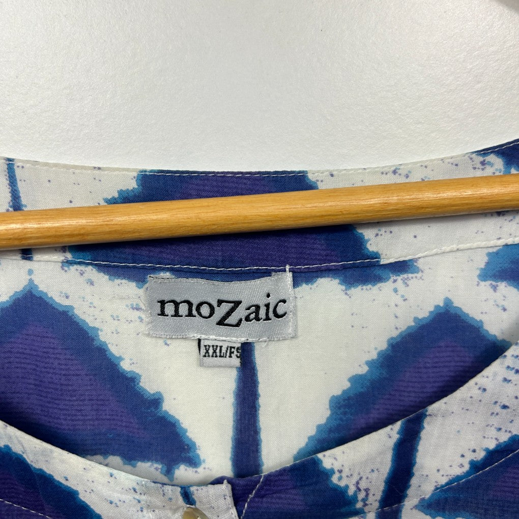 Mozaic Blue Dress - Size XXL/16