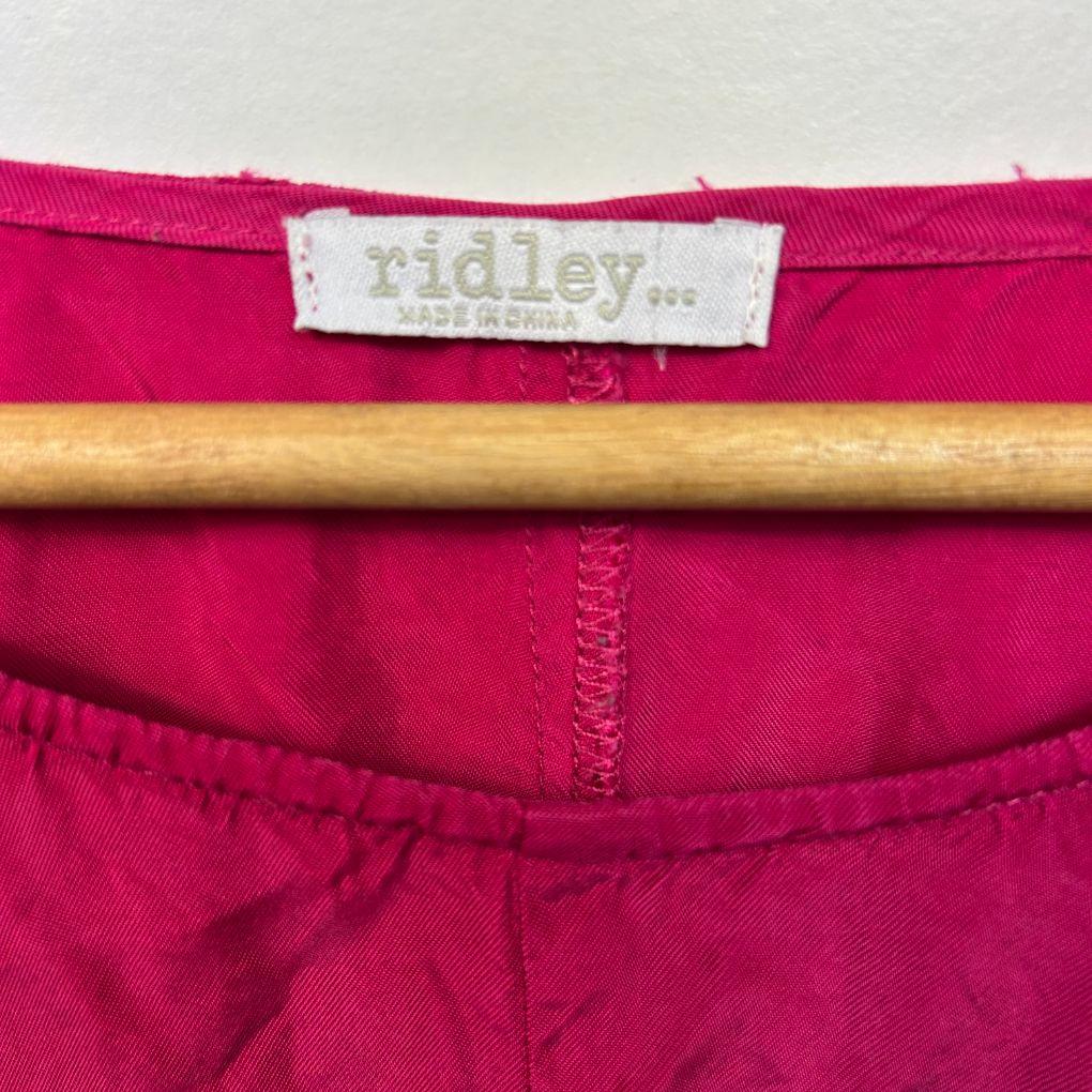 Ridley Pink Silk Tencel Top - Size 16/18