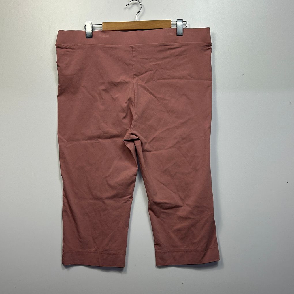 Rockmans Pink Cropped Pants - Size 20