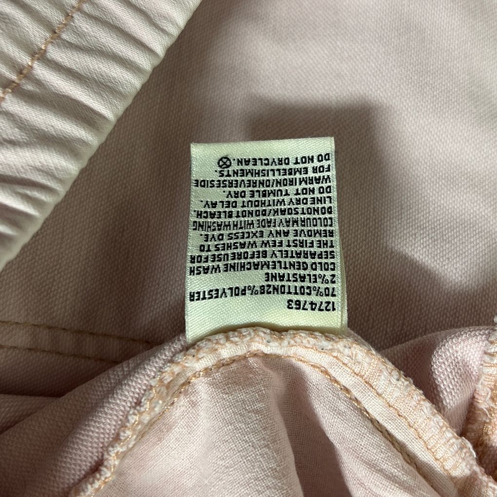 Breakers Pink Cotton Jogger Pants - Size 18