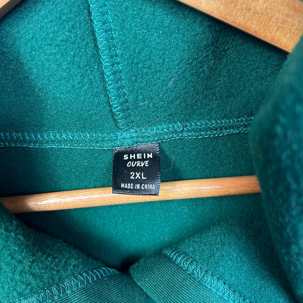 Shein Green Hoodie - Size 2XL