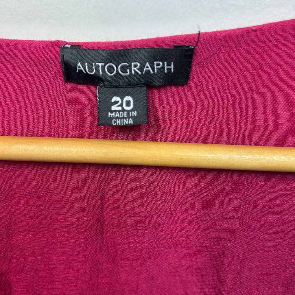 Autograph Magenta Top - Size 20