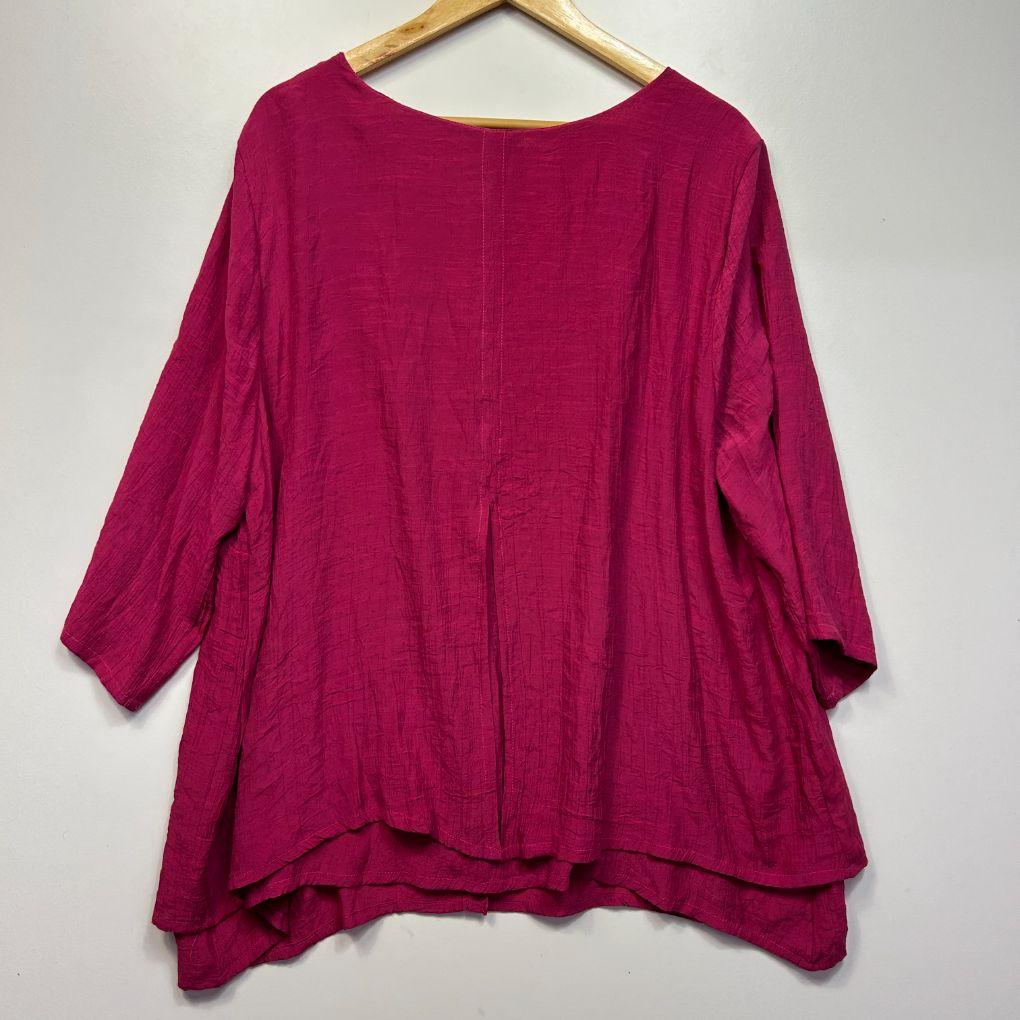 Autograph Magenta Top - Size 20