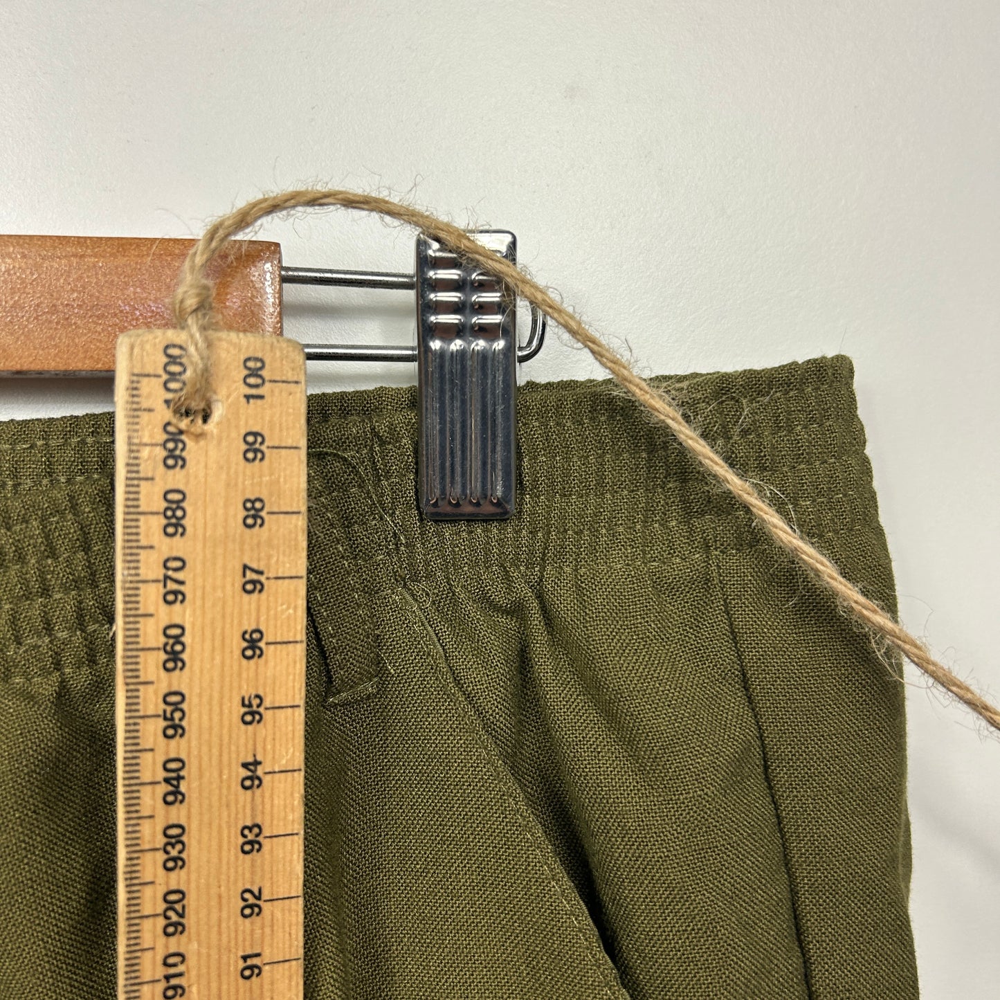 Millers Pants Size 16 Short Length Olive Elastic Waist New