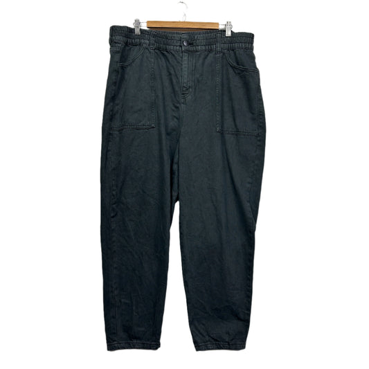 Target Cargo Jeans Pants Size 18 Black Denim Pockets