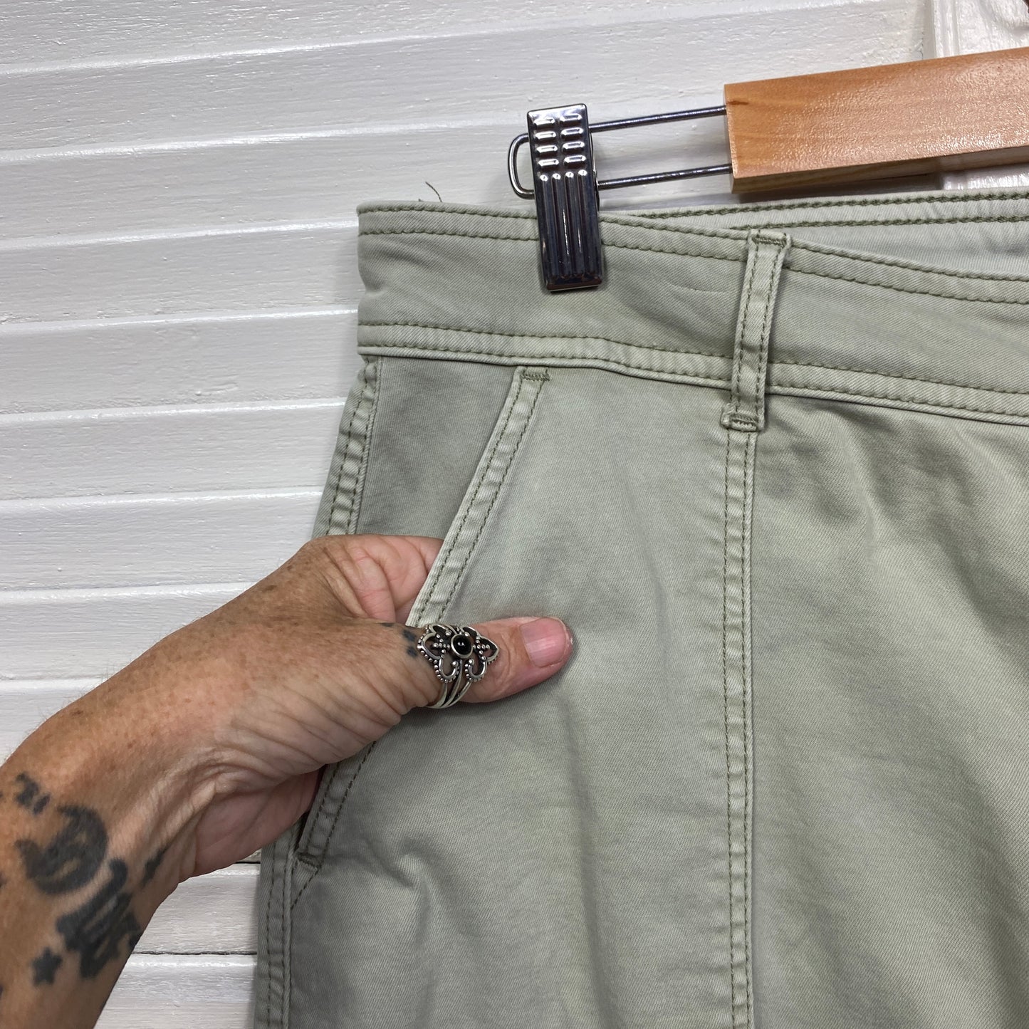 Target Jogger Pants Size 16 Green Pockets