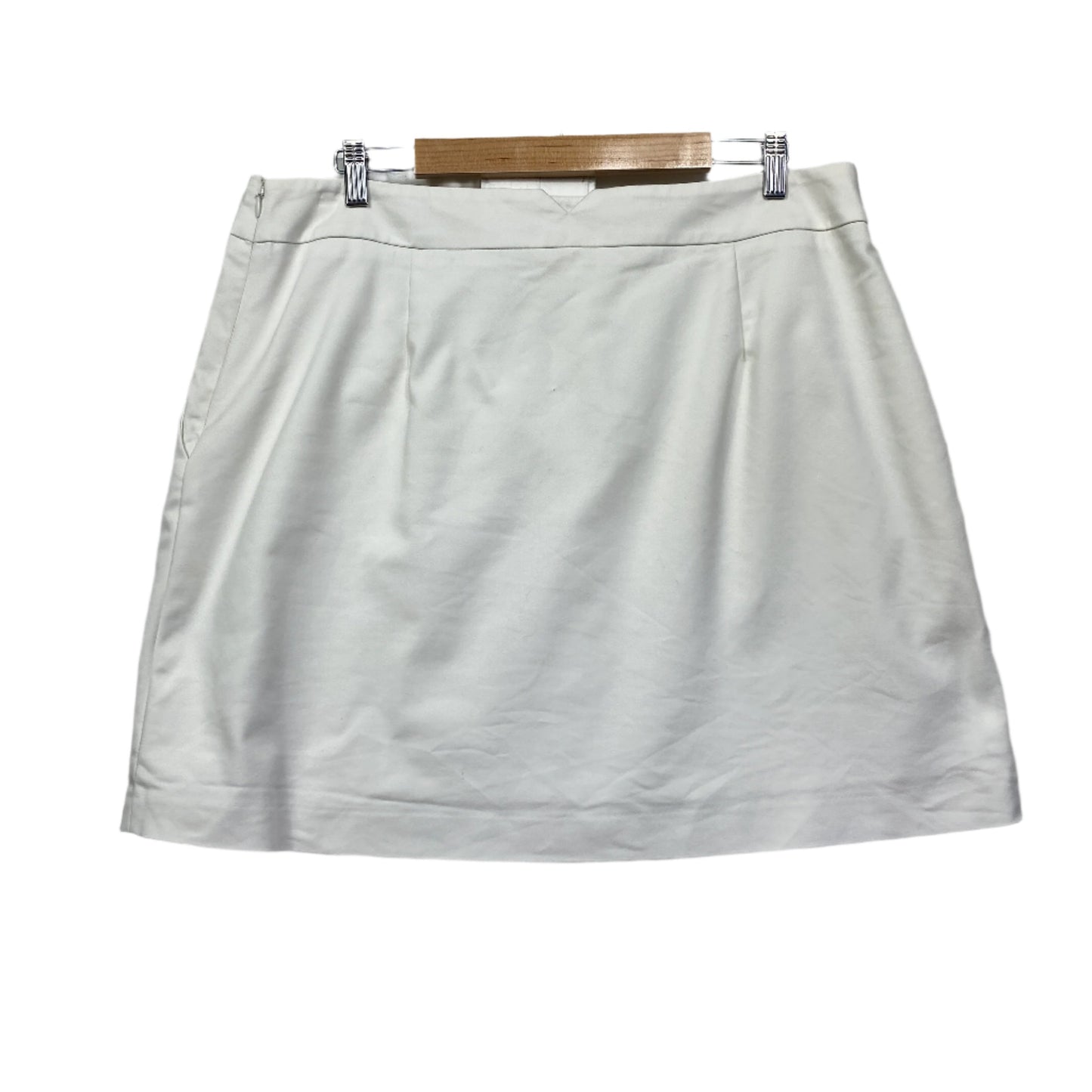 Portmans Skirt Size 18 White Short Length Lined Office