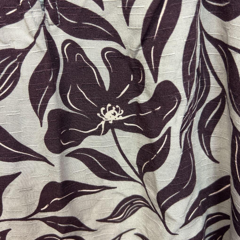 Anko Chocolate Floral Print Top - Size 20