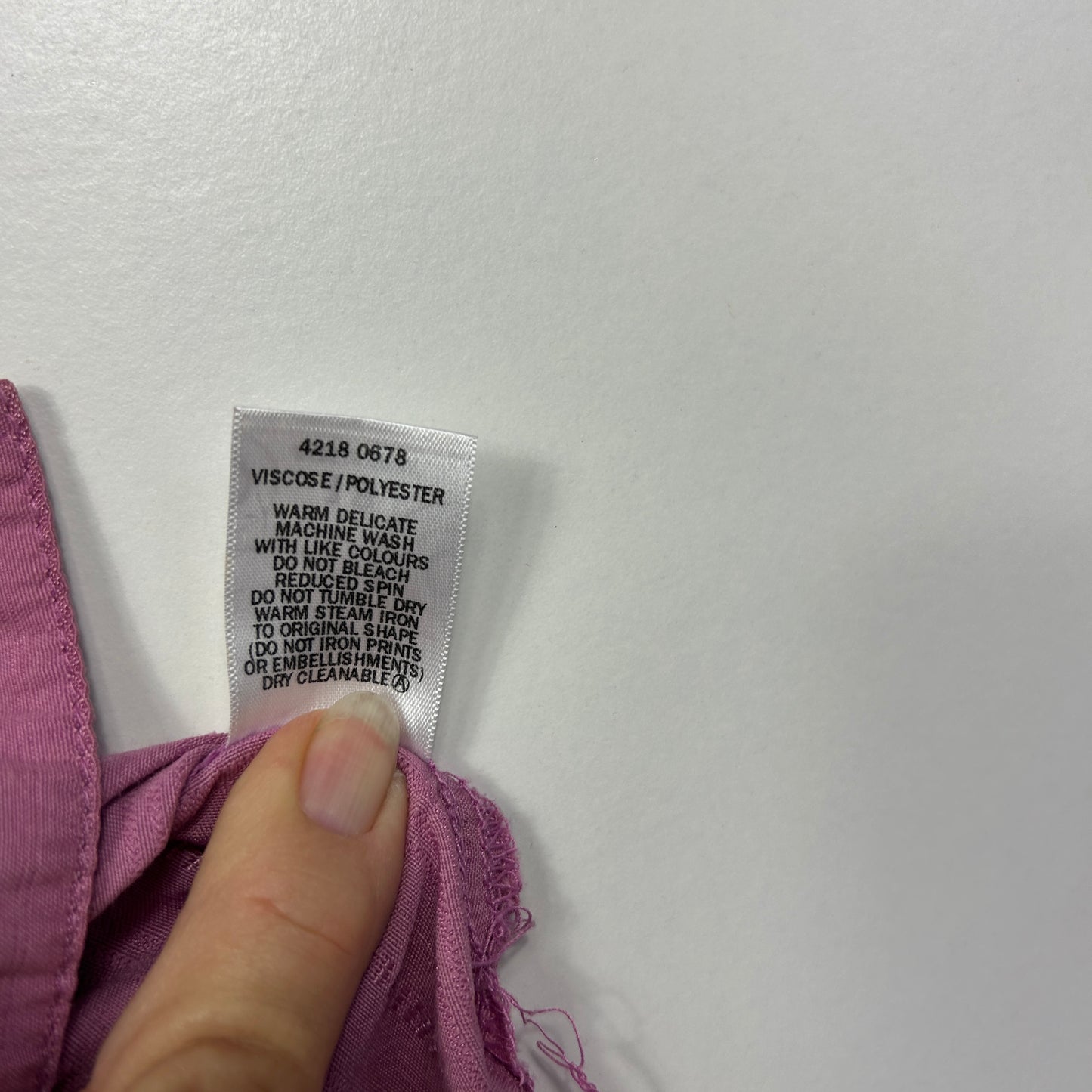 Vintage Target Mauve Textured Button-Up Shirt - Size 18