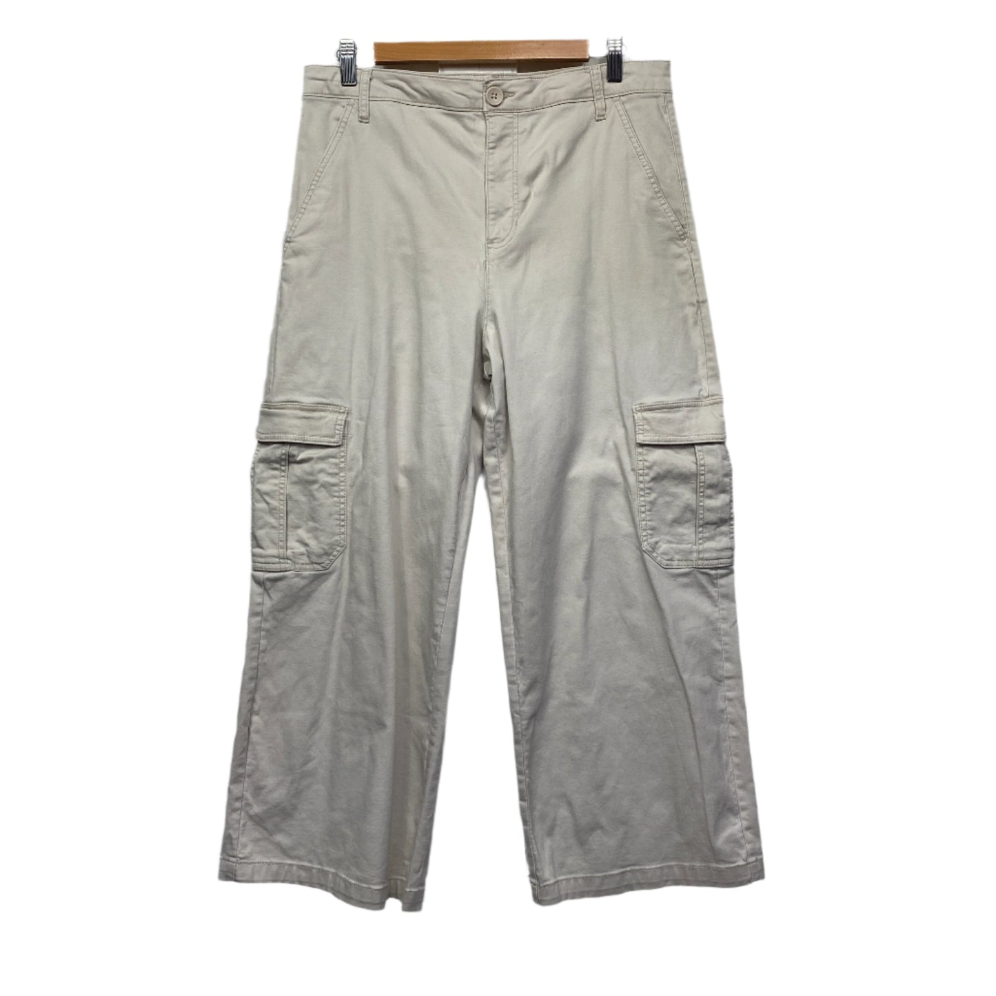 Target Cargo Pants Size 14 Cream Pockets