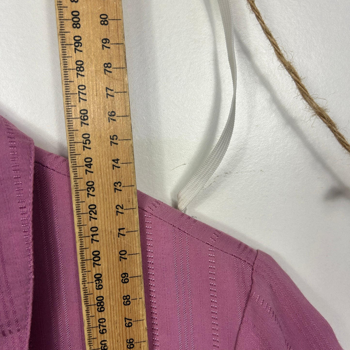 Vintage Target Mauve Textured Button-Up Shirt - Size 18