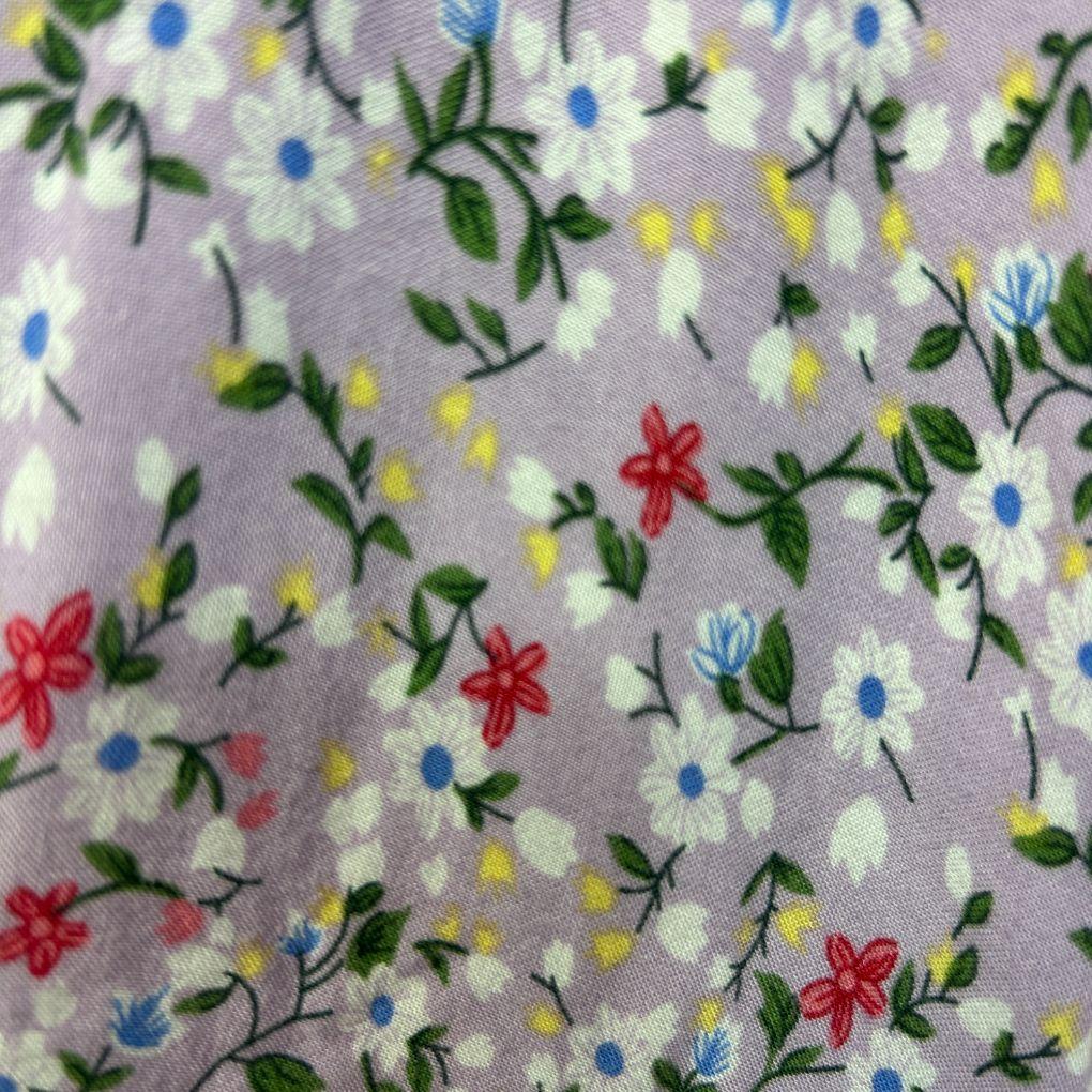 Miracle Lilac Floral Wrap Dress - Size 18