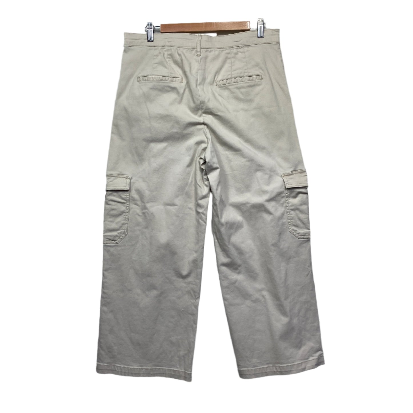 Target Cargo Pants Size 14 Cream Pockets