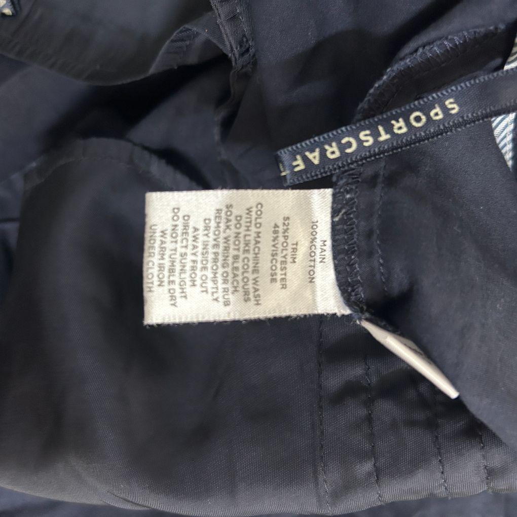 Sportscraft Navy Cotton Pants - Size 18