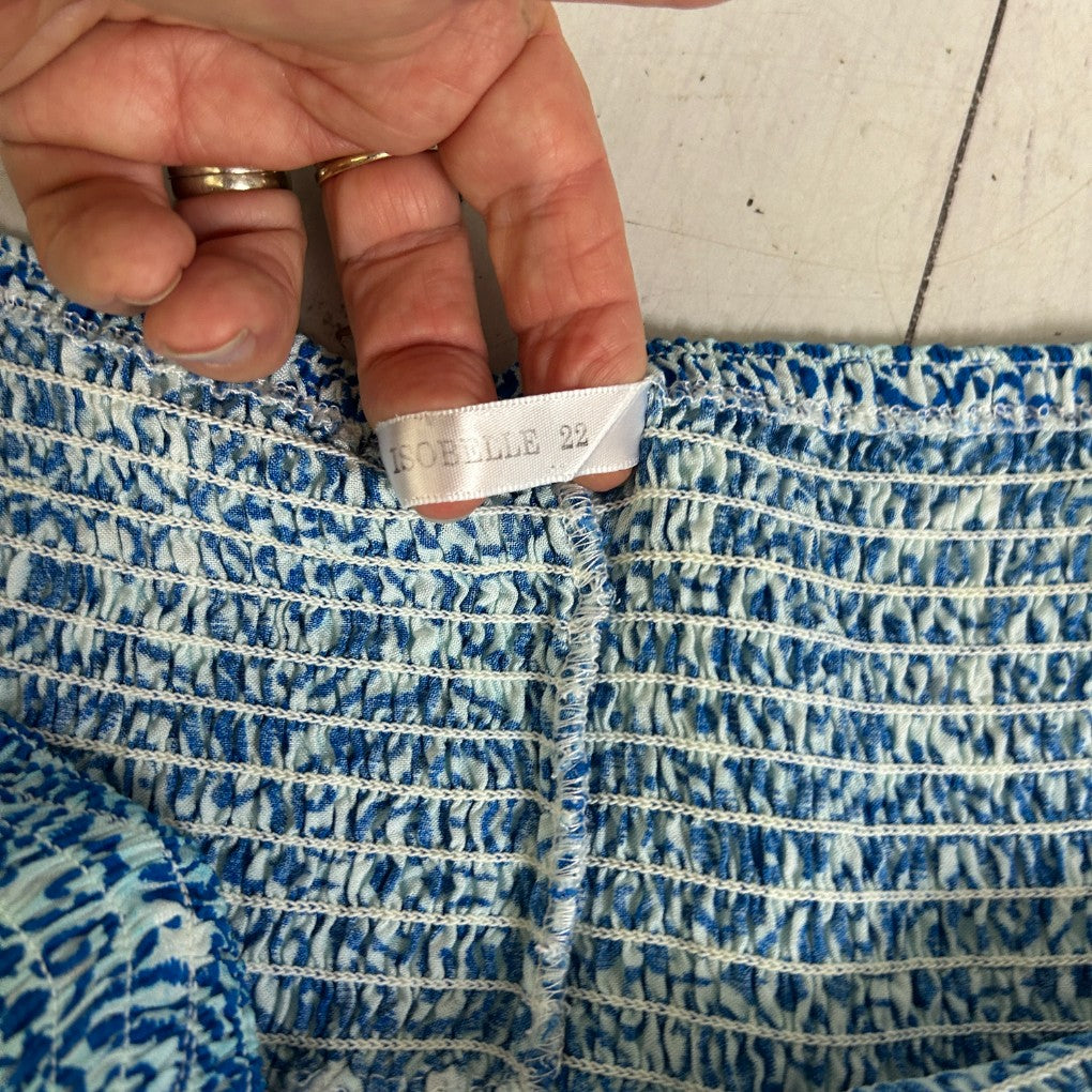 Isobelle Blue Maxi Skirt - Size 22