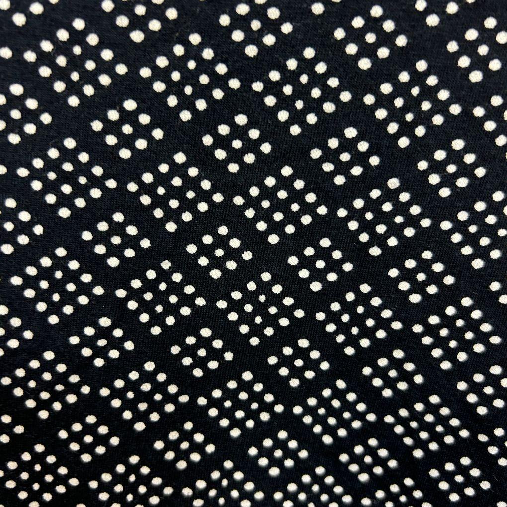 Sussan Black Spot Cotton Top - Size XL