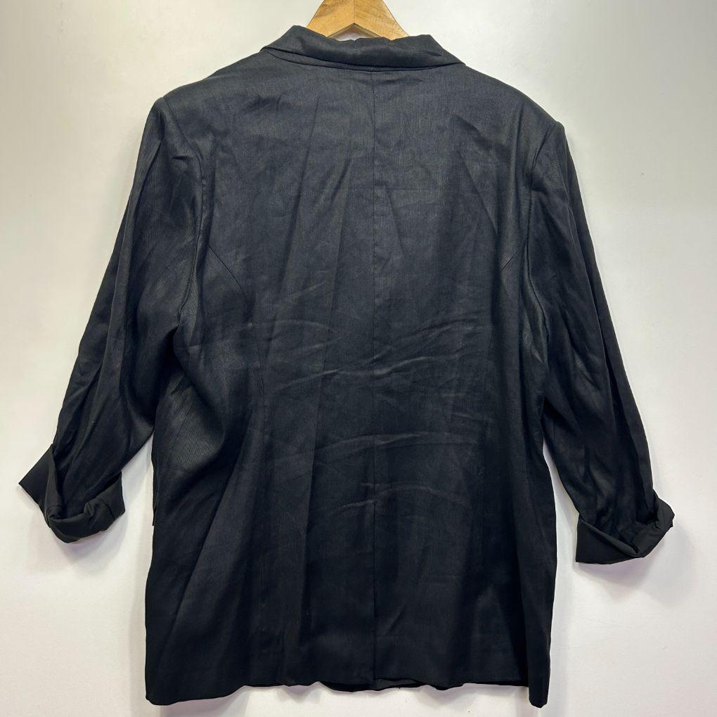 Preview Black Linen Blazer - Size 20