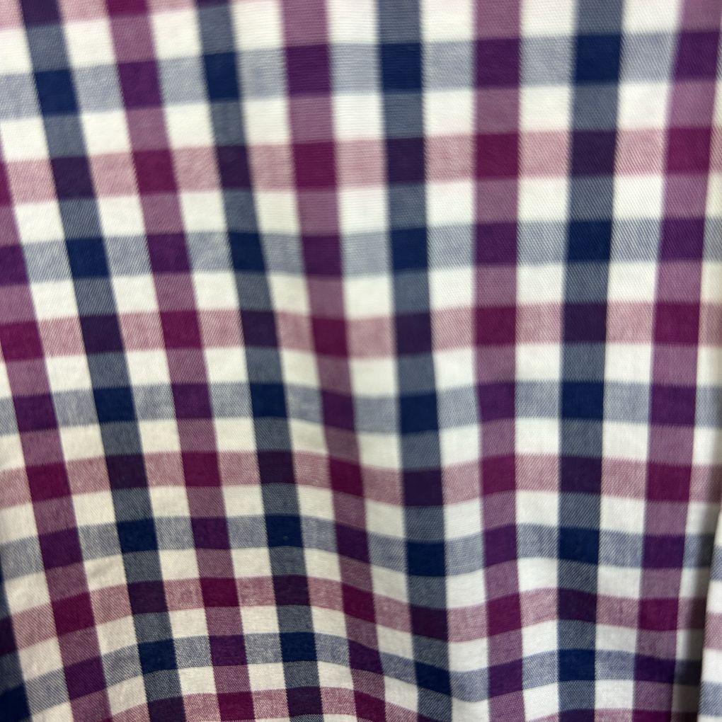 AXL & Co Blue Check Cotton Shirt - Size 5XL