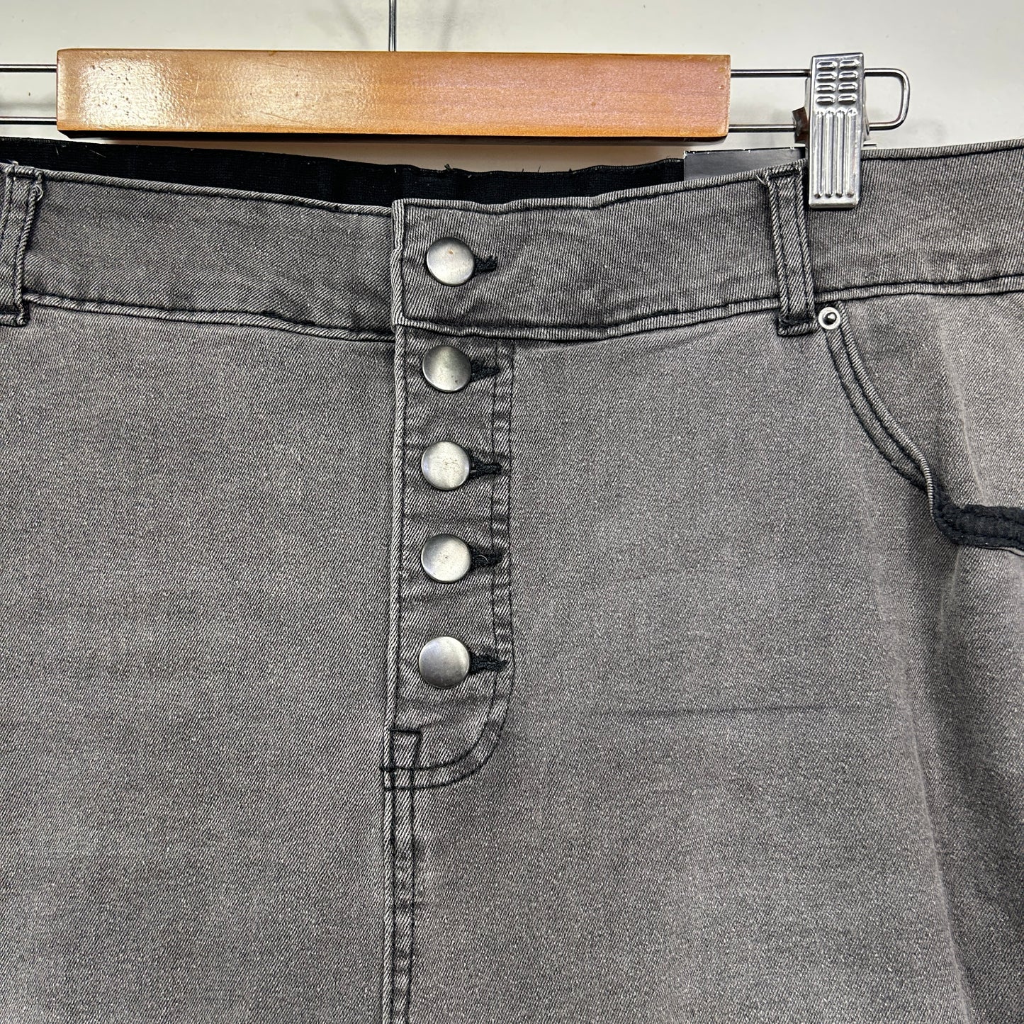 Beme Grey Skinny Regular Denim Jean - Size 24