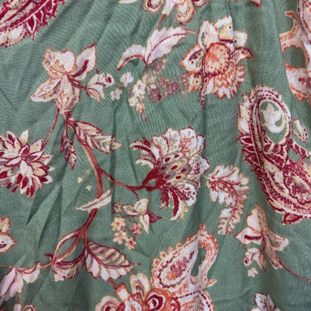 Rockmans Green Floral Culottes - Size 16