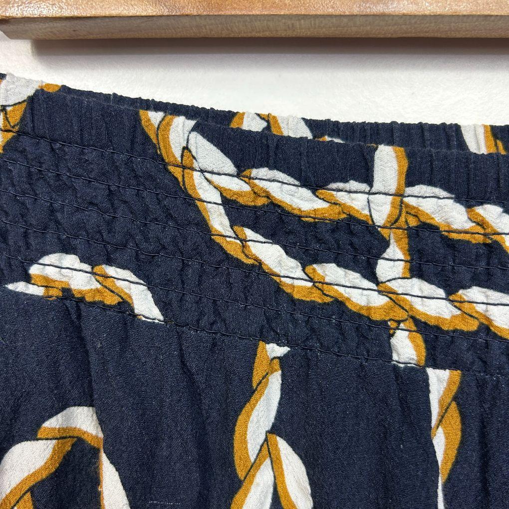 Virtuelle Navy Print Pants - Size 14