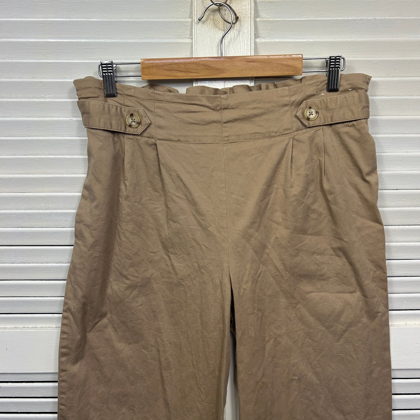 Anko Pants Size 14 Pockets Cotton Blend Elastic Waist