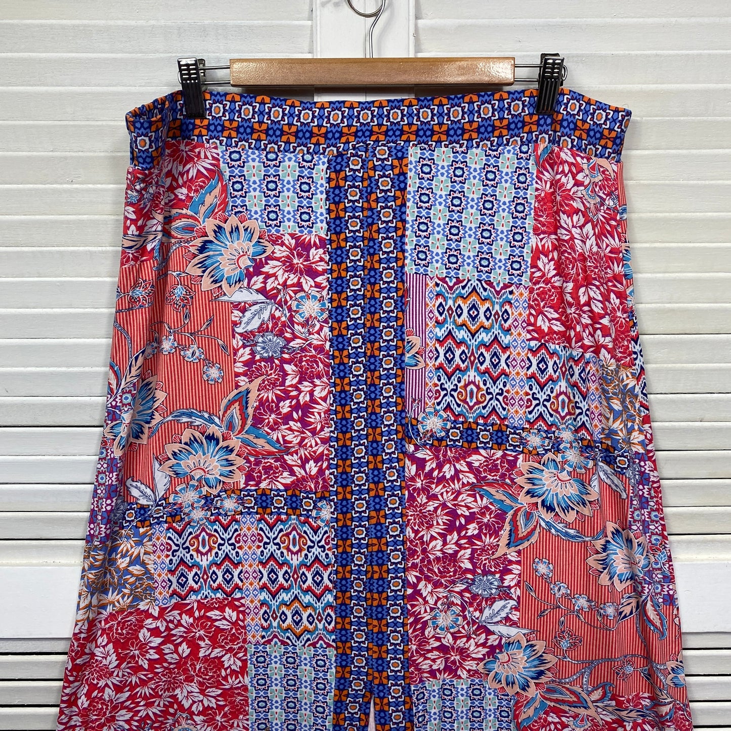 Millers Maxi Skirt Size XL 16 Multicoloured Floral Patchwork