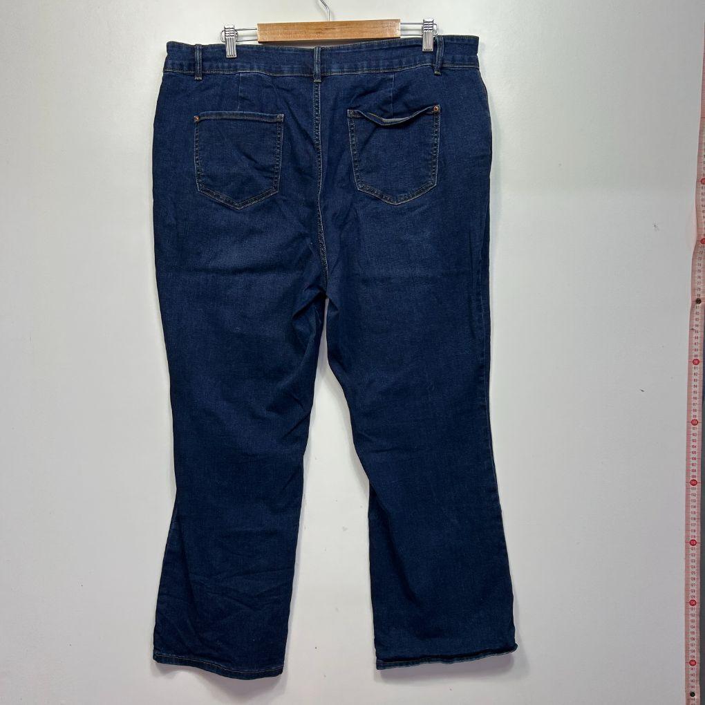 Avella Blue Cotton Jeans - Size 18