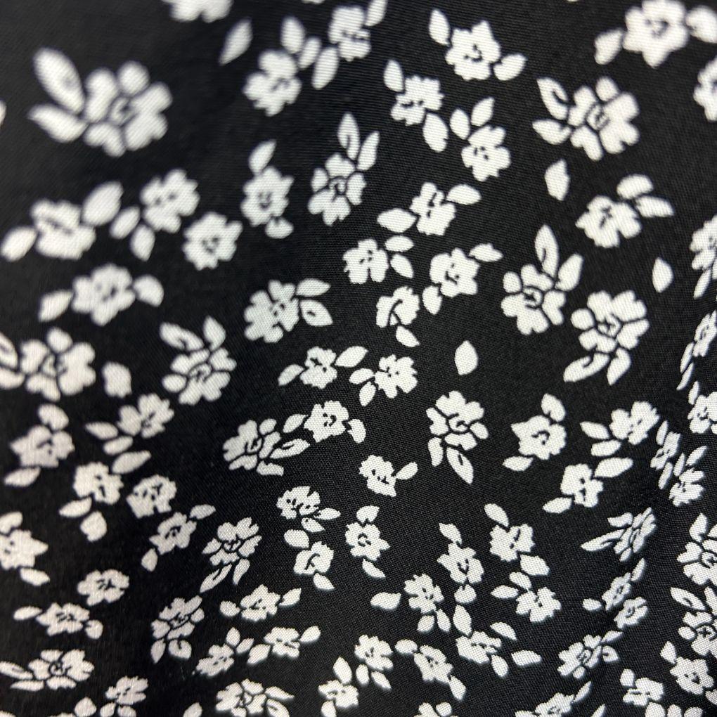 Shein Black Floral Skirt - Size L