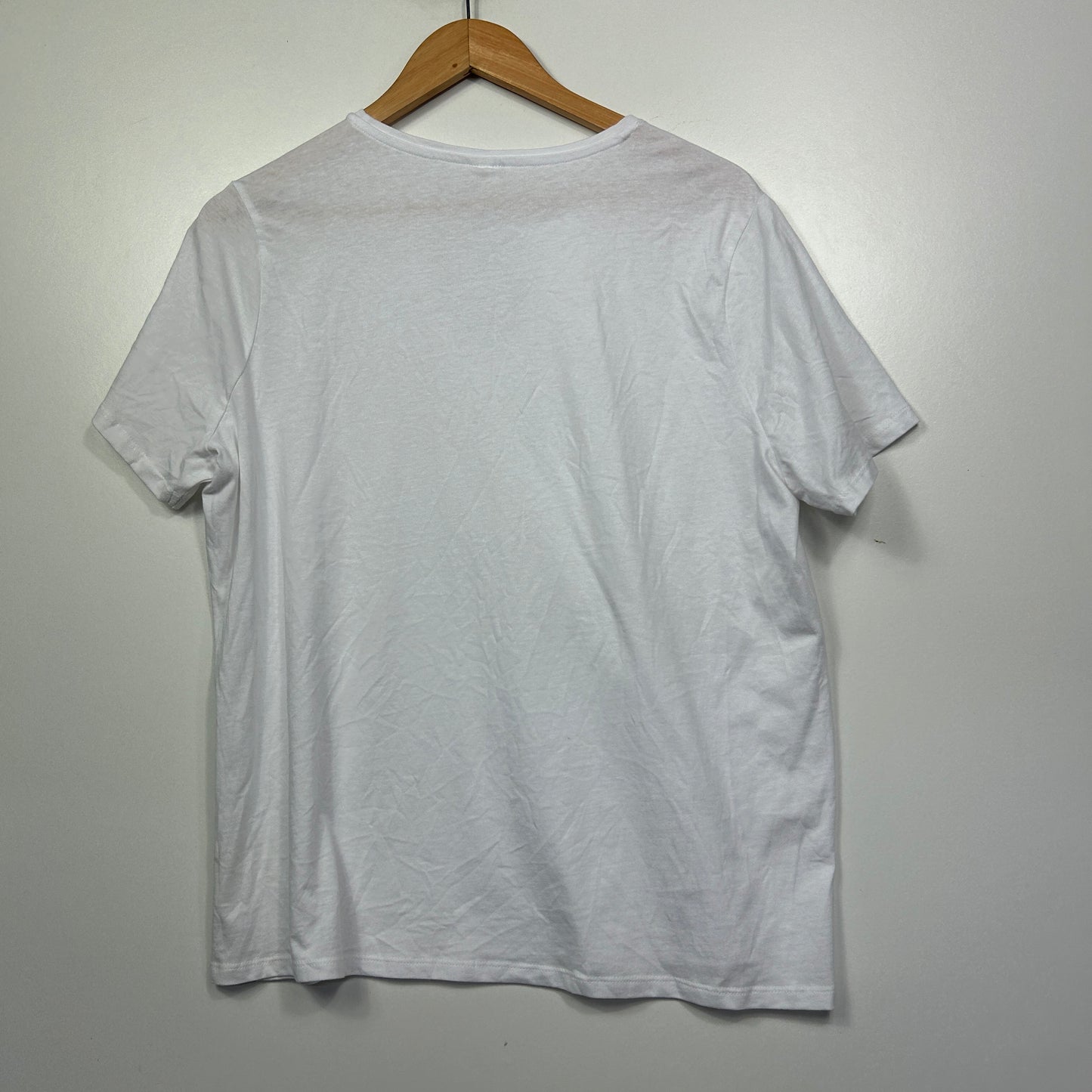 Anko White Basic Tee - Size 16