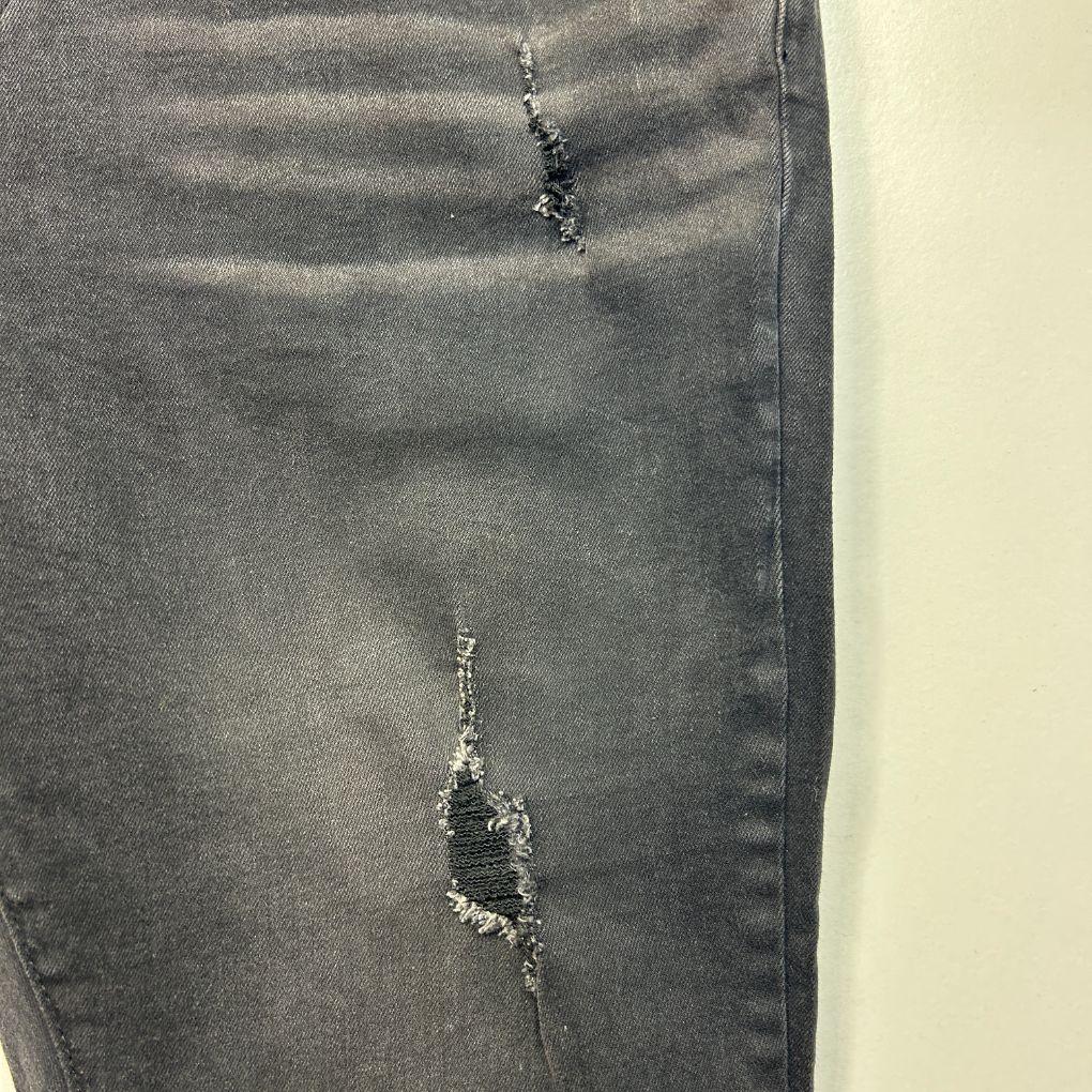 City Chic Asna High Rise Ankle Black Jeans - Size 14