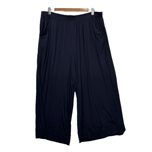 Tani Pants Size 3XL 20 22 Navy Pockets Lougnewear