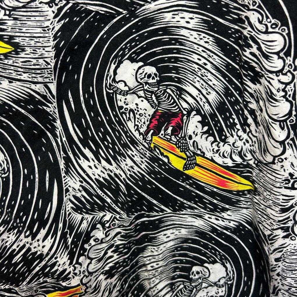 Mambo Smart Arts Navy Print Shirt - Size 4XL