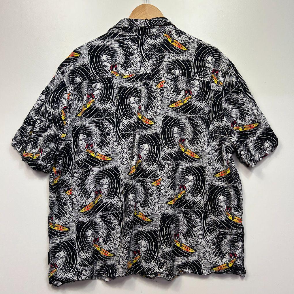 Mambo Smart Arts Navy Print Shirt - Size 4XL