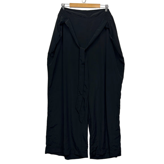 beme Pants Size 26 Plus Black Stretch Pockets Wide Leg
