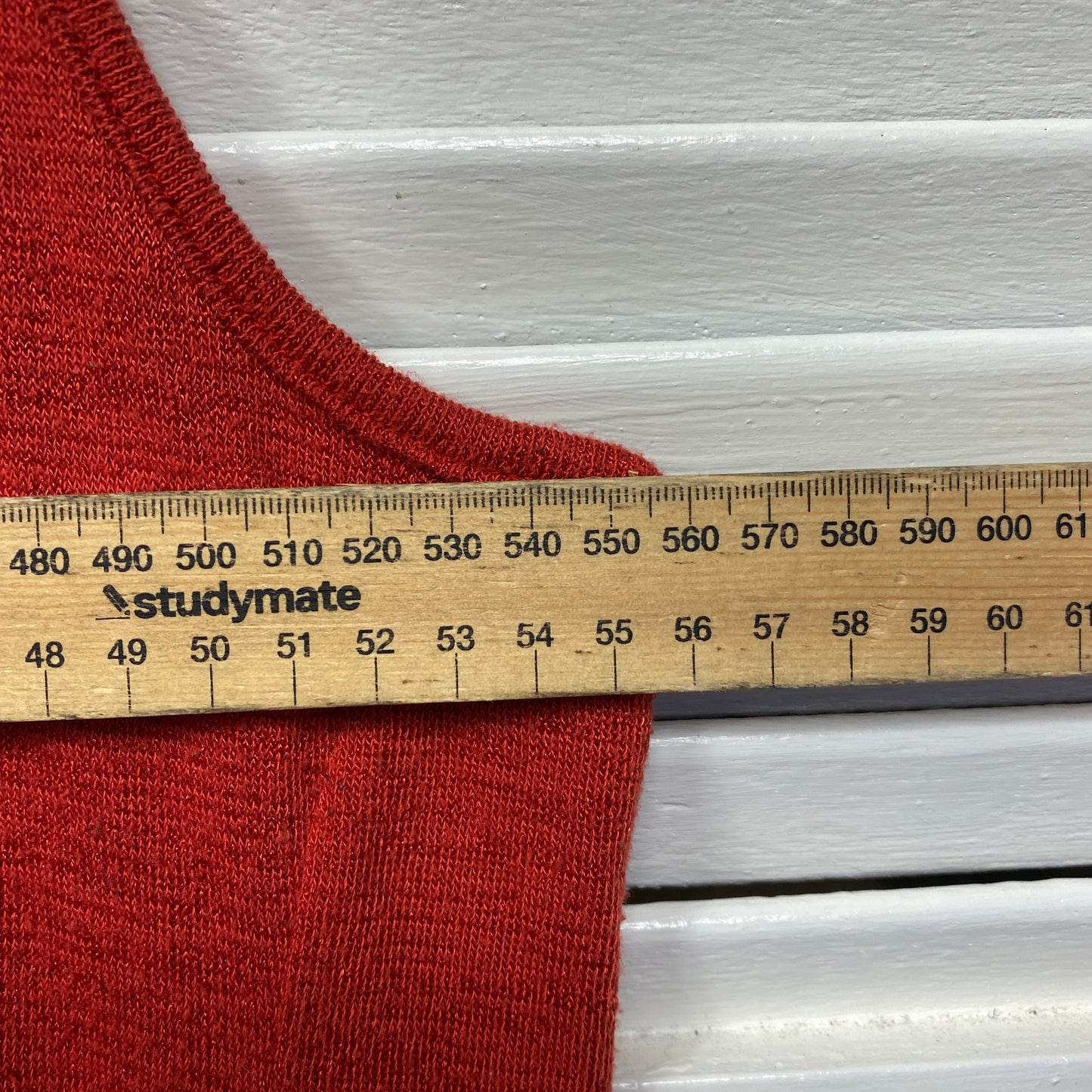 Taking Shape Top Size 18 Medium Sleeveless Knit Red