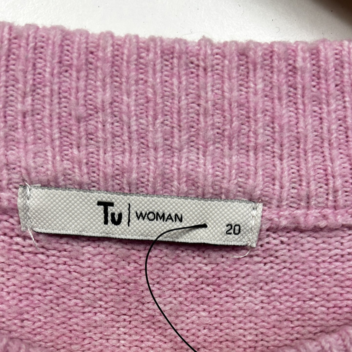 Tu Pink Hearts Jumper - Size 20