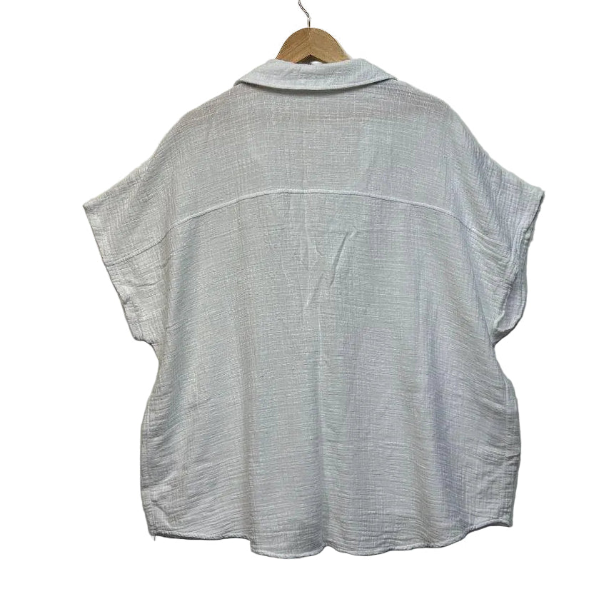 Isobelle White Cotton Top - Size 20