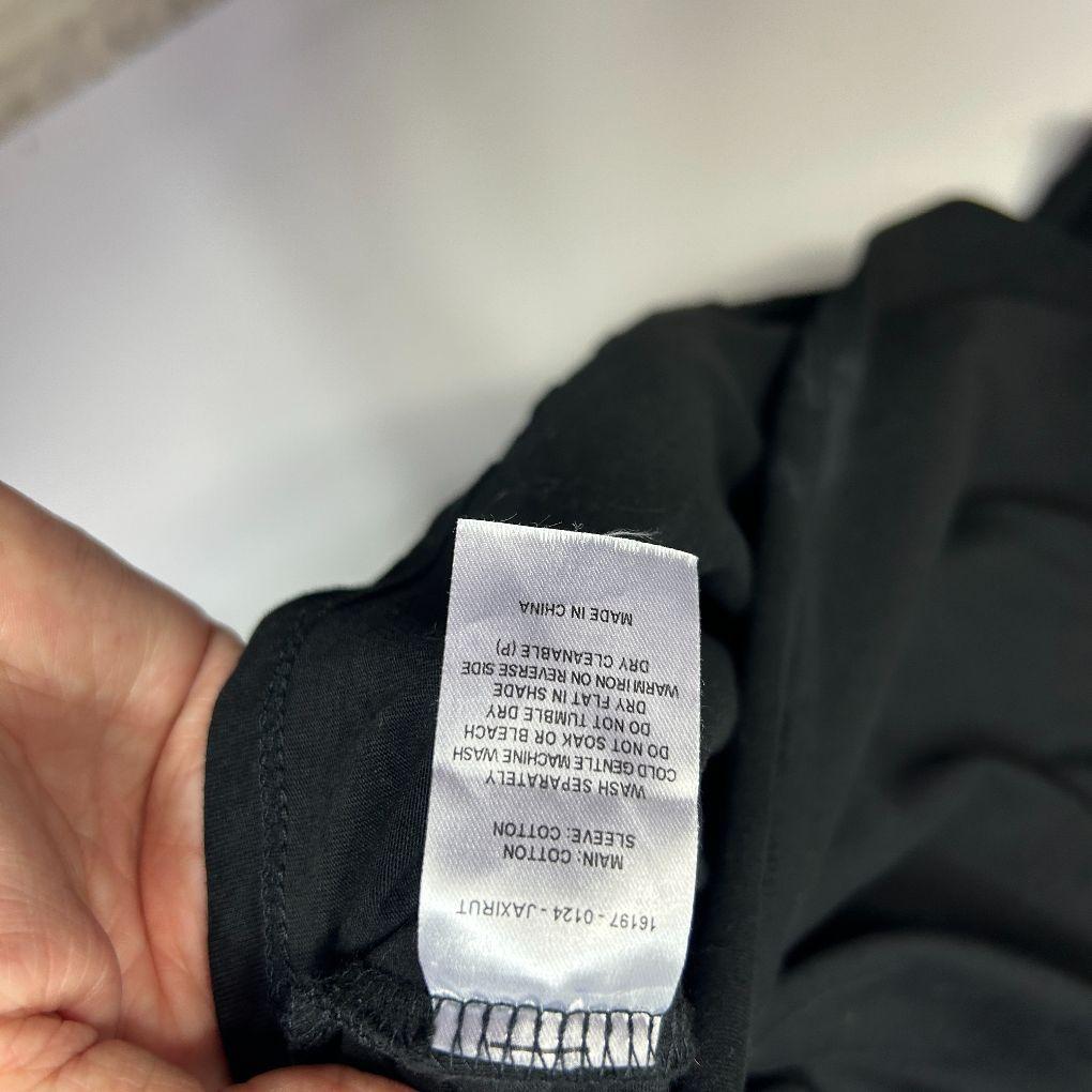 Sass Black Cotton Top - Size 20