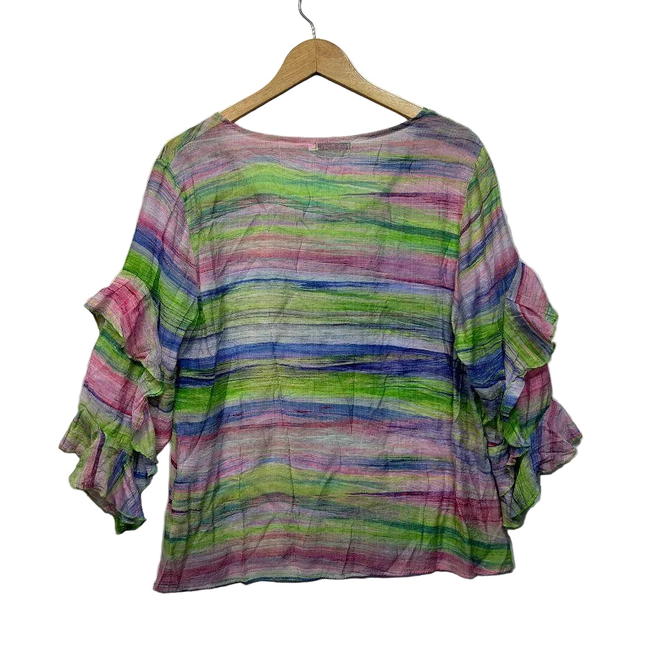 La Strada Multicoloured Top - Size XL