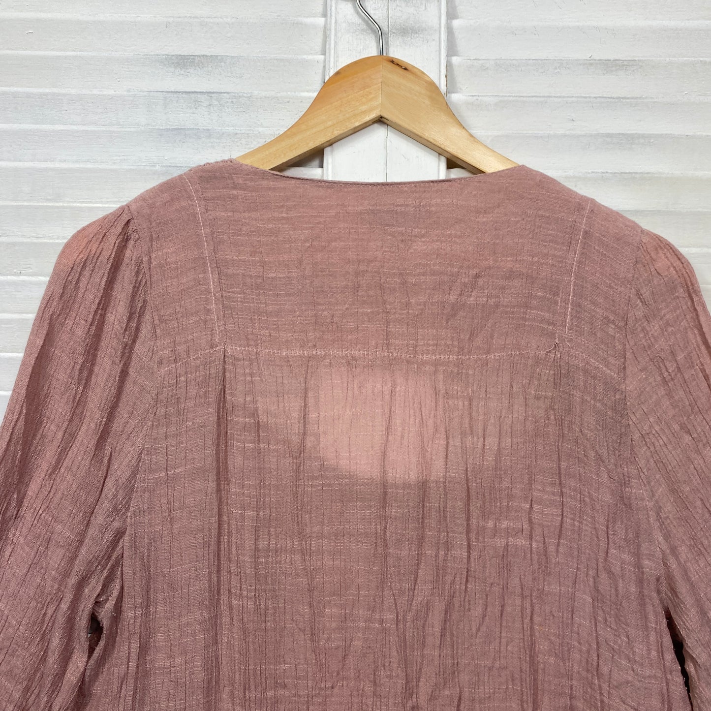 Katies Tunic Top Size 18 Long Sleeve Pink Layered