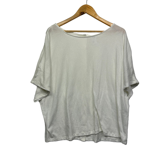 Anko Top Size 20 Cream Short Sleeve