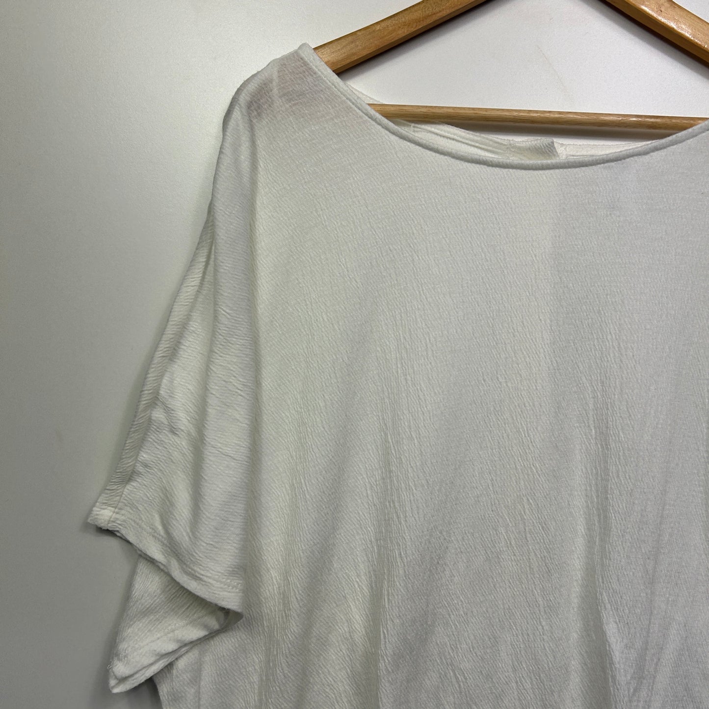 Anko Top Size 20 Cream Short Sleeve