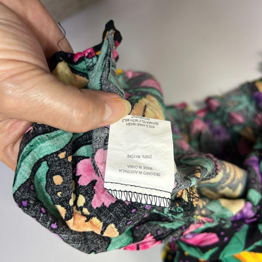 Label Of Love Multicoloured Floral Top - Size 20