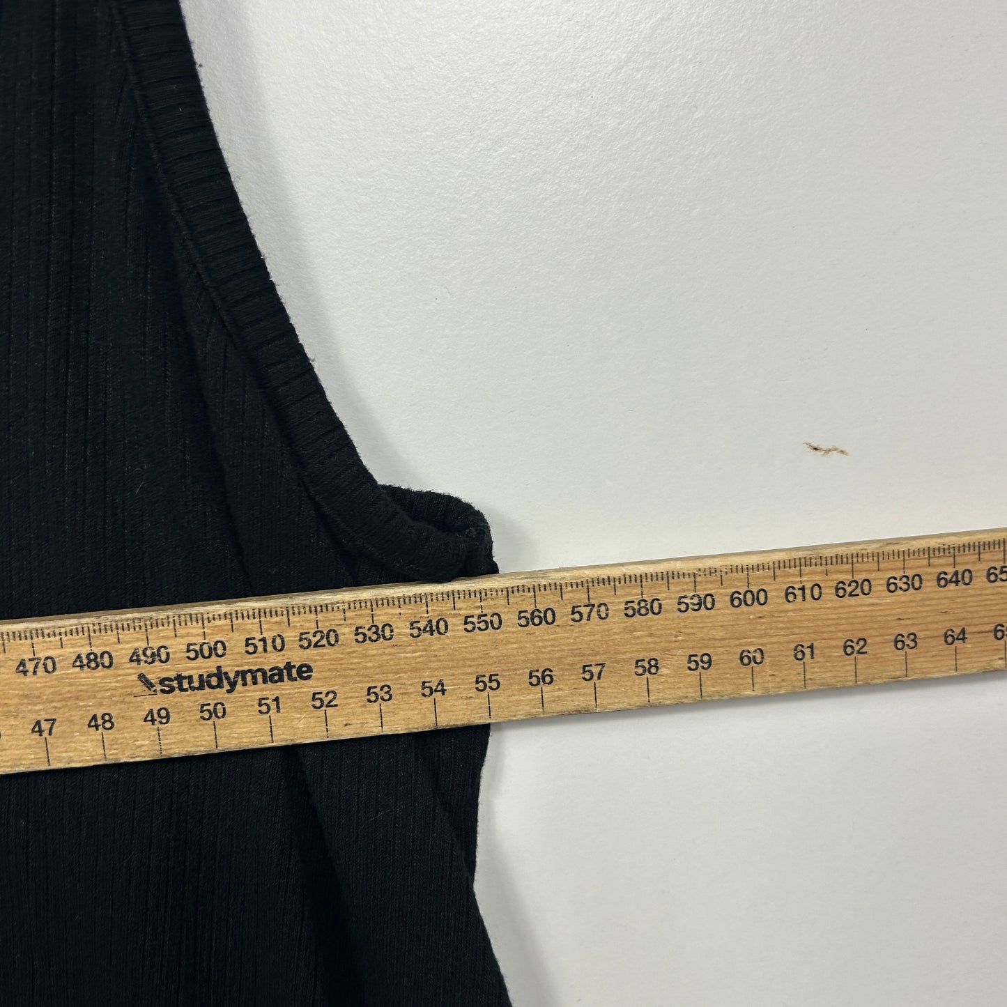 Isobelle Black Textured Tank Top - Size 26