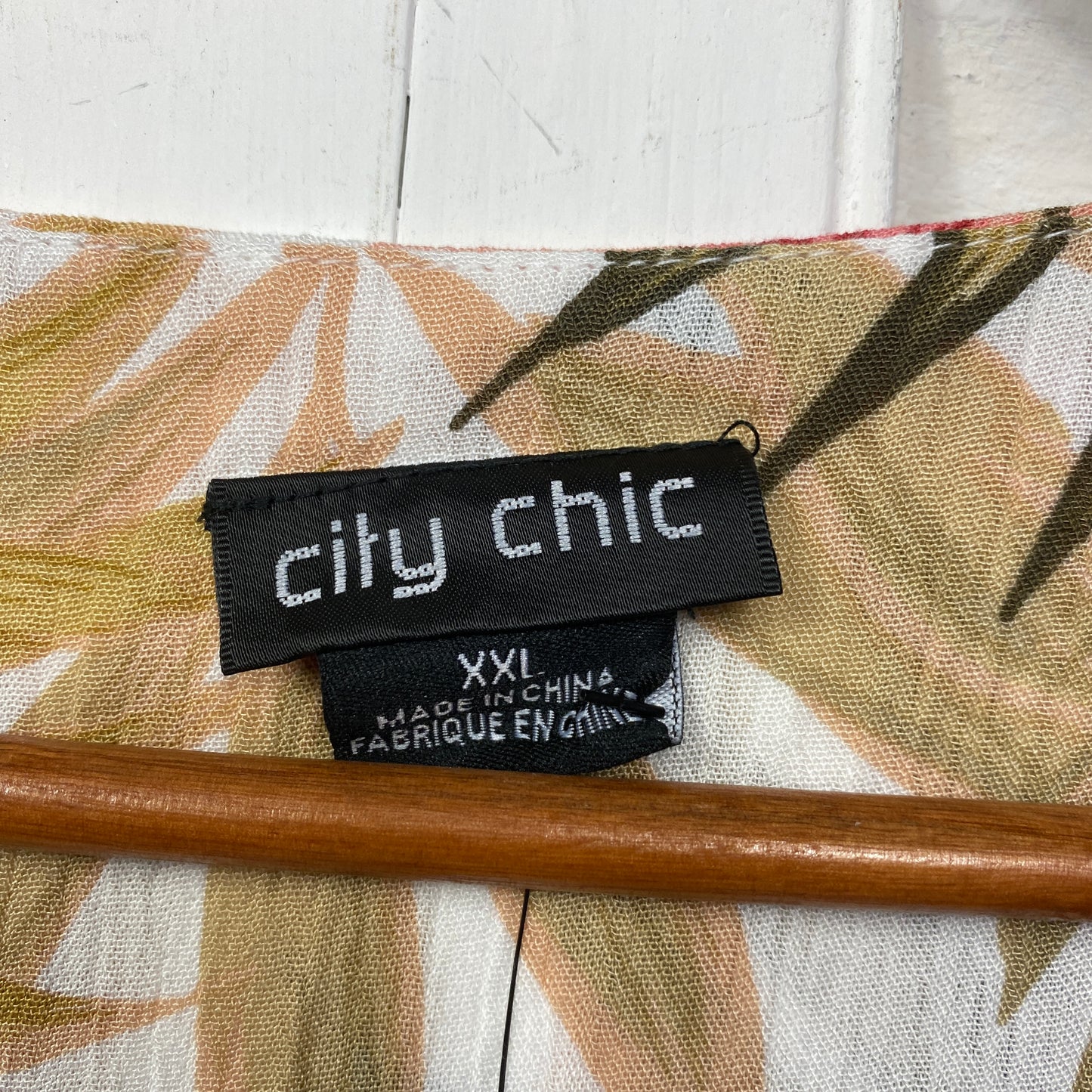 City Chic Maxi Size 22 24 2XL Plus Floral Multicoloured New