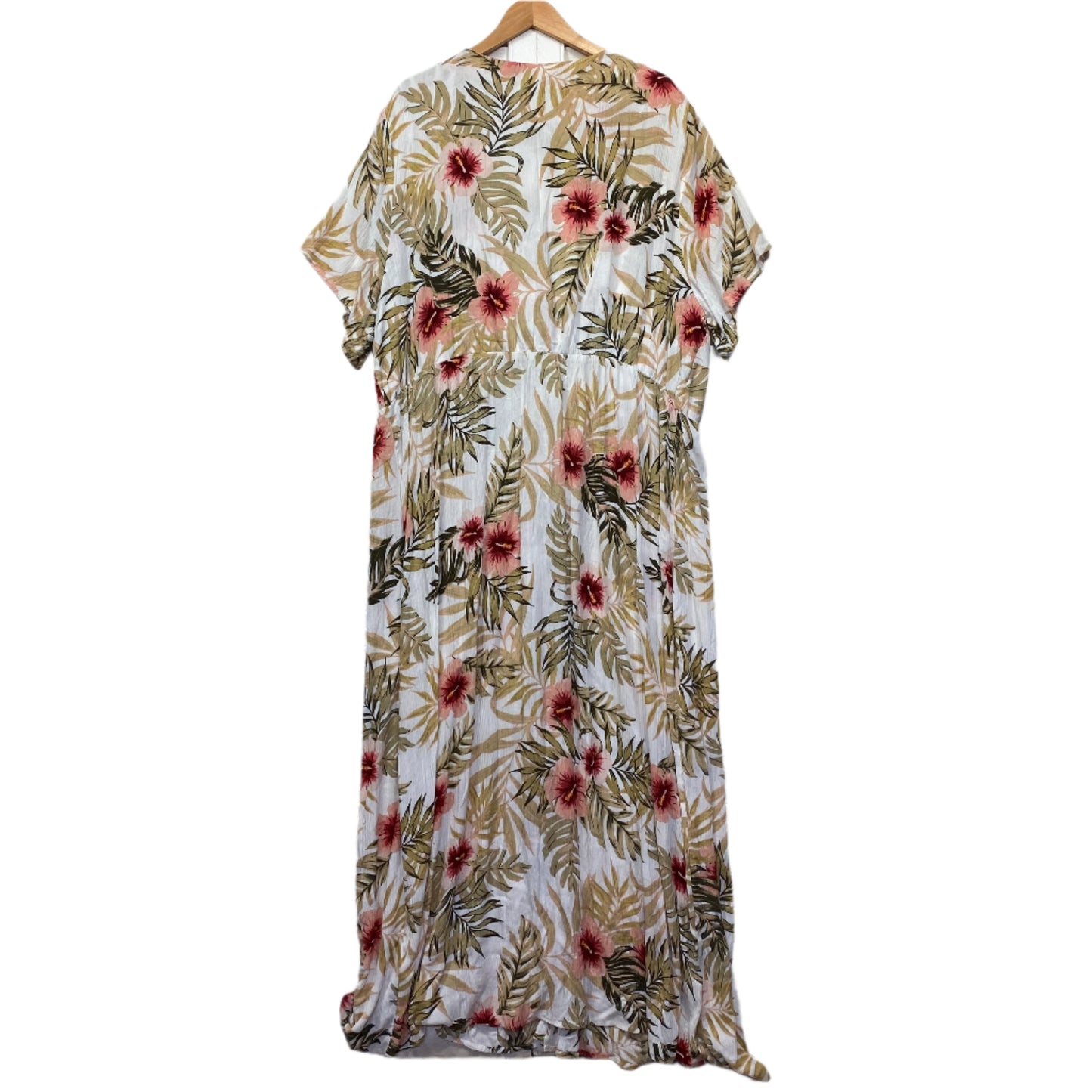 City Chic Maxi Size 22 24 2XL Plus Floral Multicoloured New