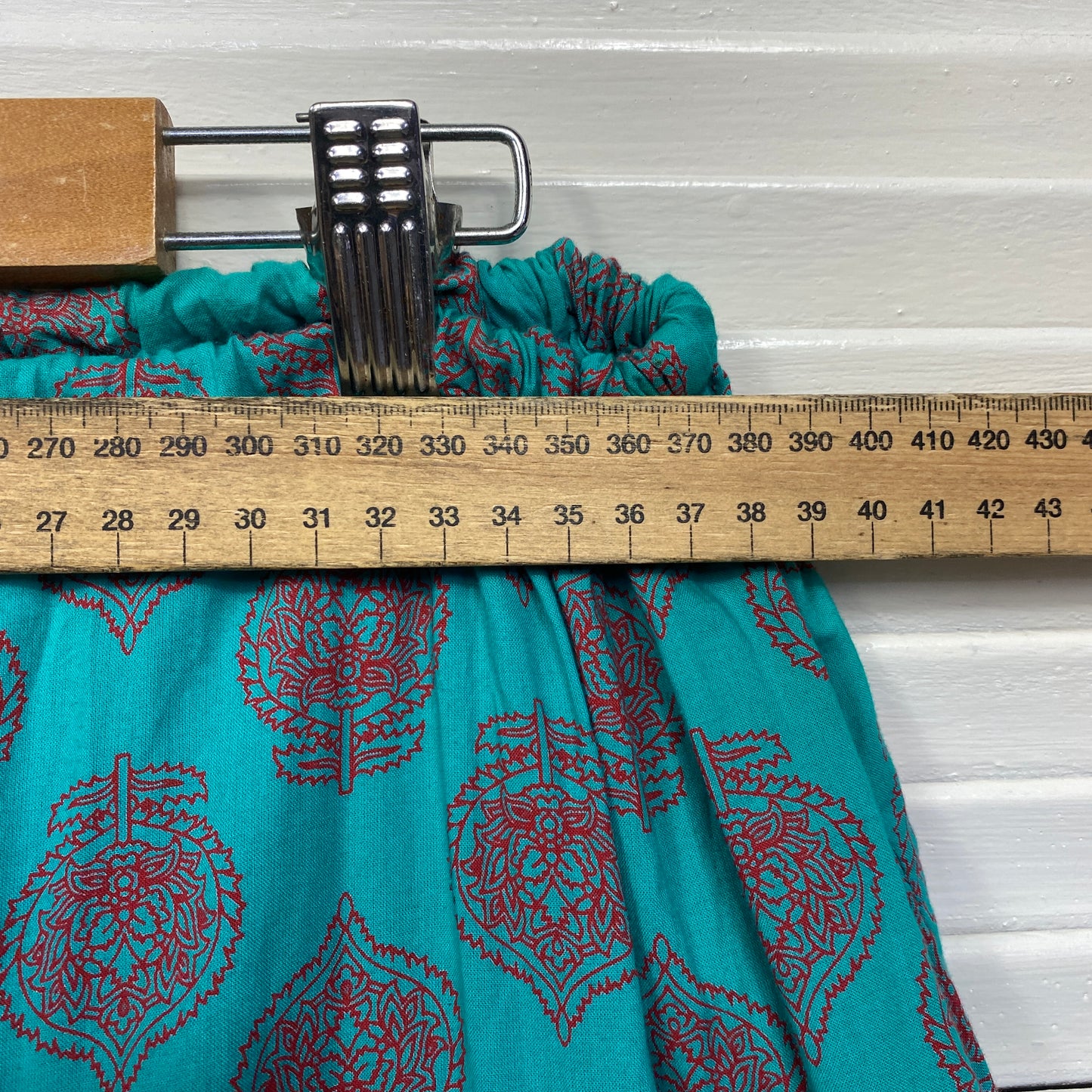 Boho Harem Pants Size One Size 12 14 16 Teal Drop Crotch