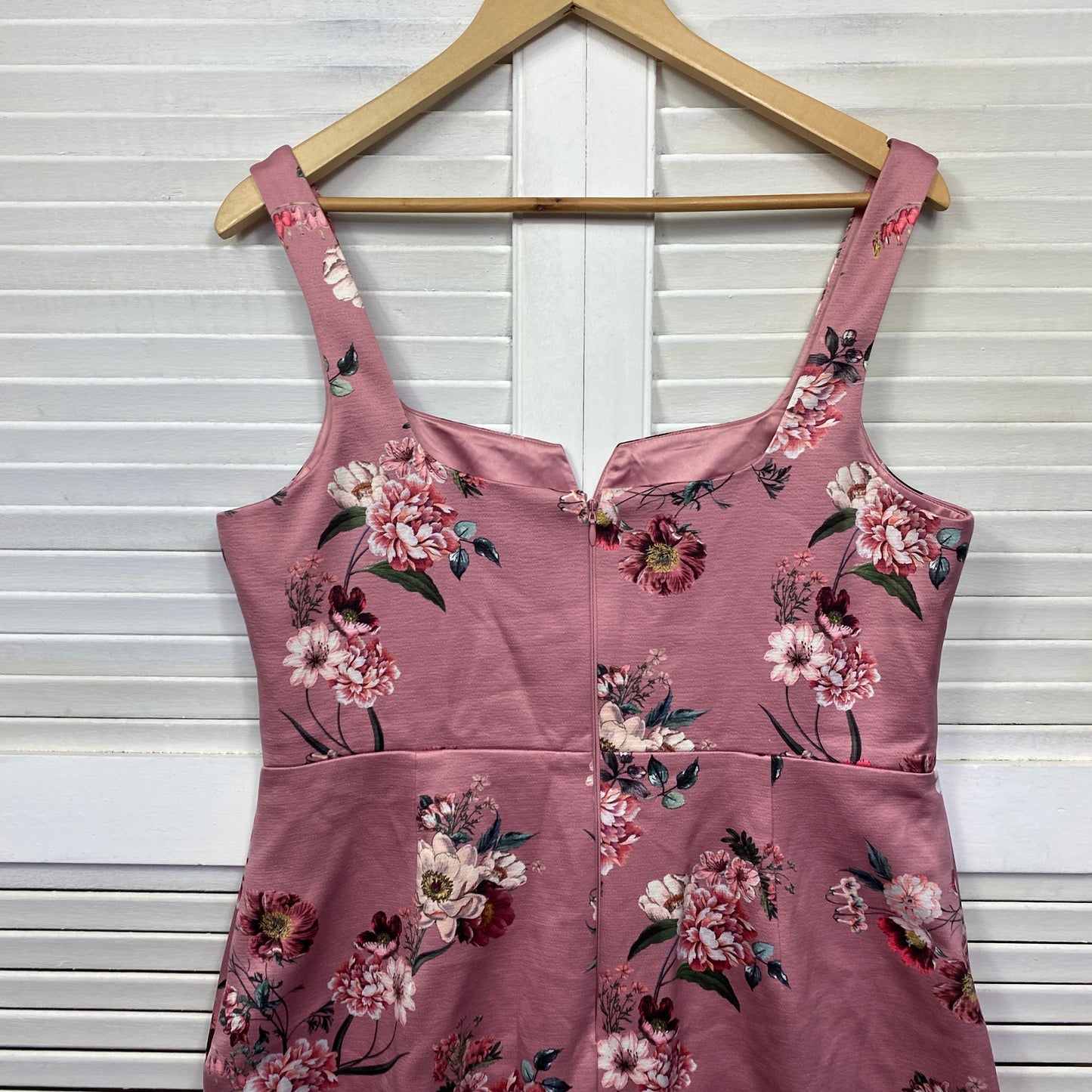 Forever New Dress Size 18 Pink Floral Cocktail Sleeveless Pencil