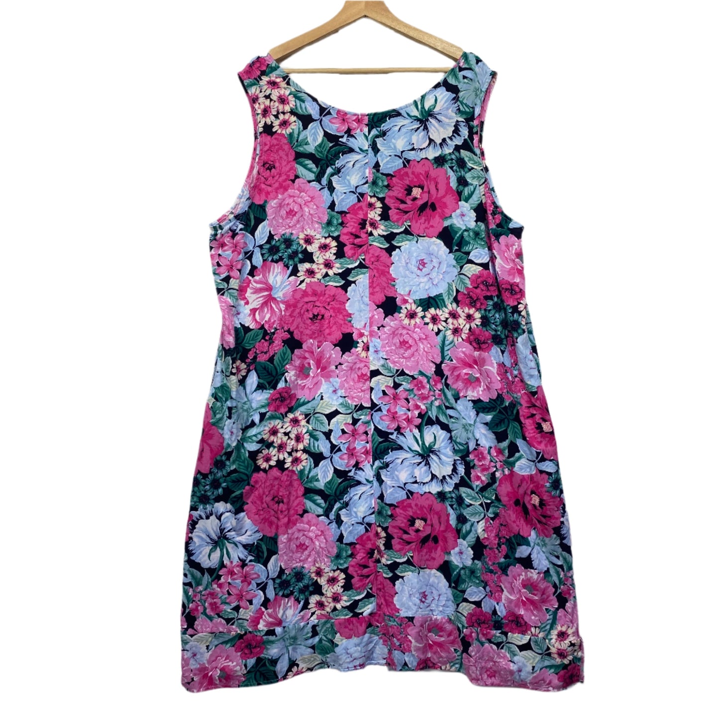 Autograph Dress Size 18 Multicoloured Floral Sleeveless Pockets